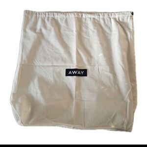 Away Travel Large Canvas Dust Bag Logo Storage Garment Luggage Drawstring Bag